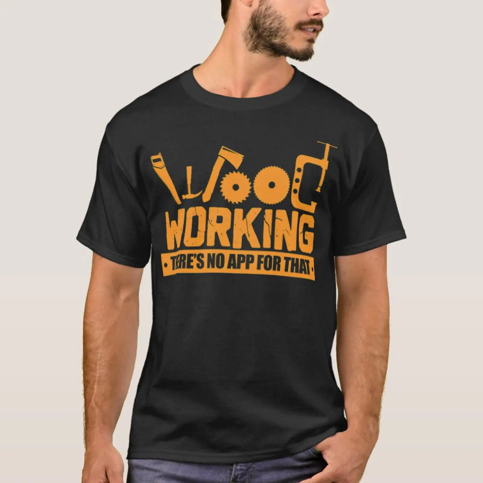 Woodworking Design App Free - Camiseta vintage lavada e estilosa para