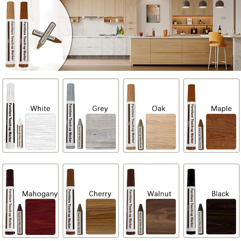 Woodworking Oil Finish - Caneta de Reparo de Tinta para