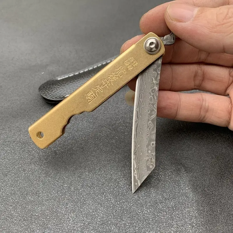 Woodworking Japan - Higonokami japonês mini bolso faca dobrável