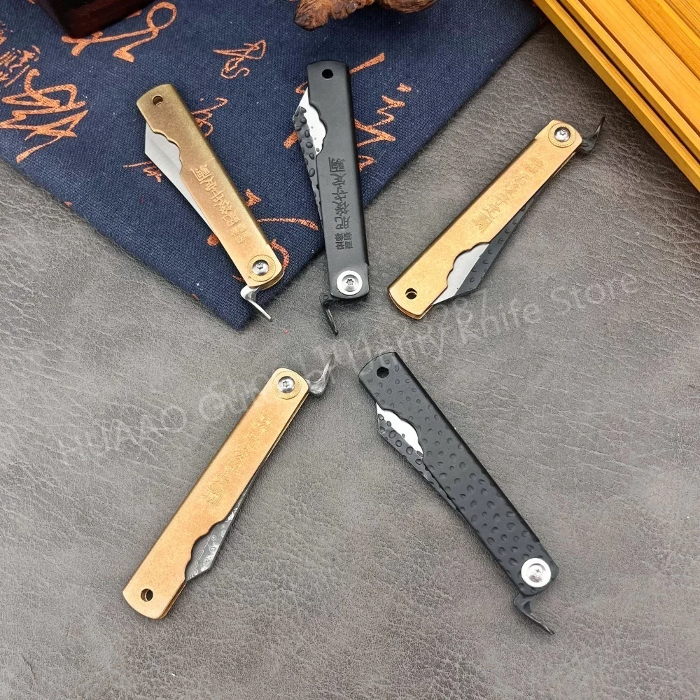 Woodworking Japan - Pequeno higonokami japonês faca dobrável faca