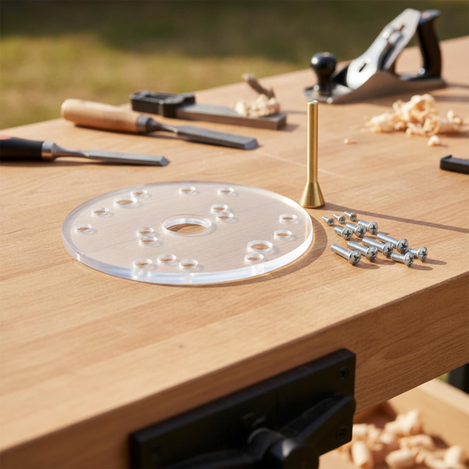 Placa de base para fresadora d - Woodworking Routers avaliação e preço