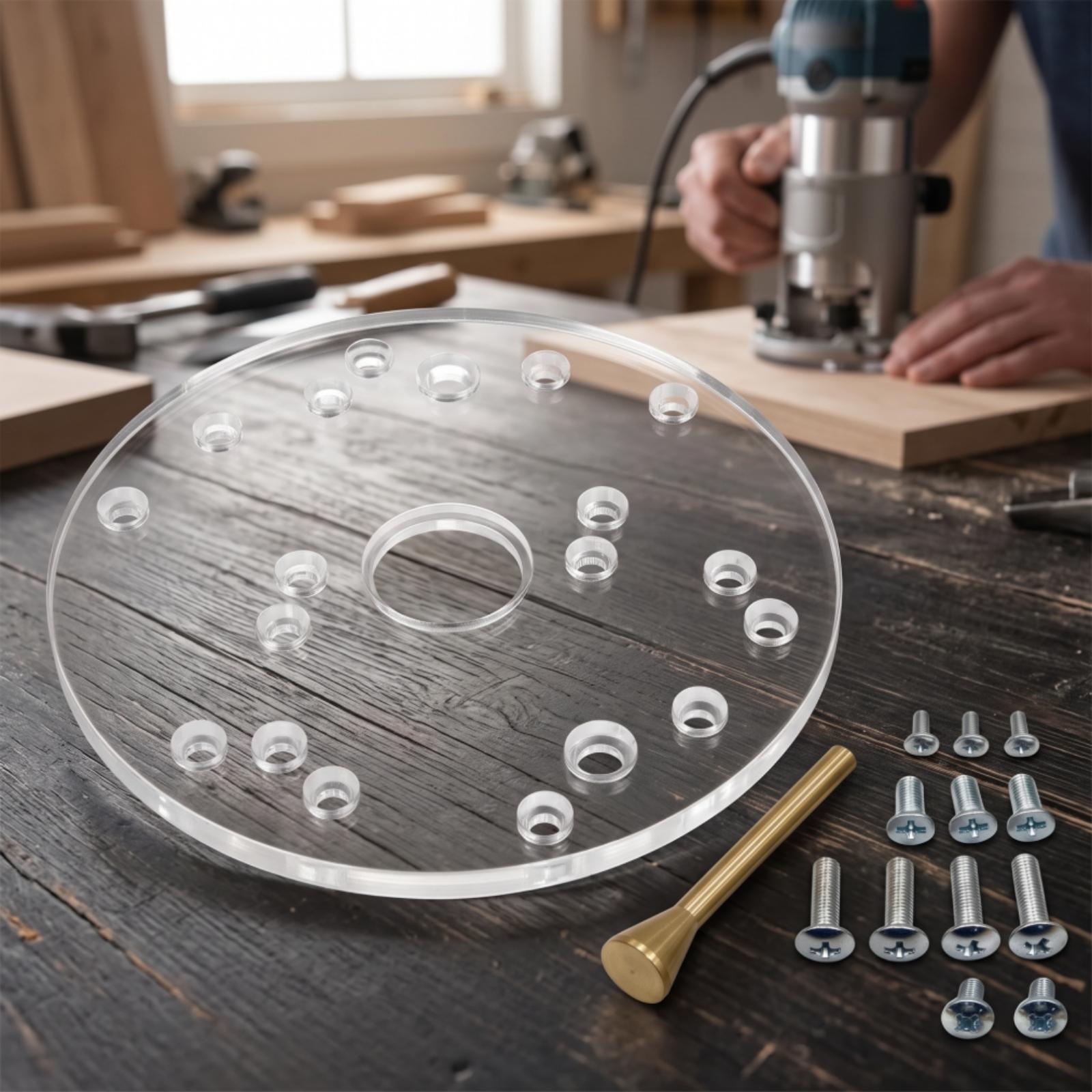 Placa de base para fresadora d - Woodworking Routers avaliação e preço