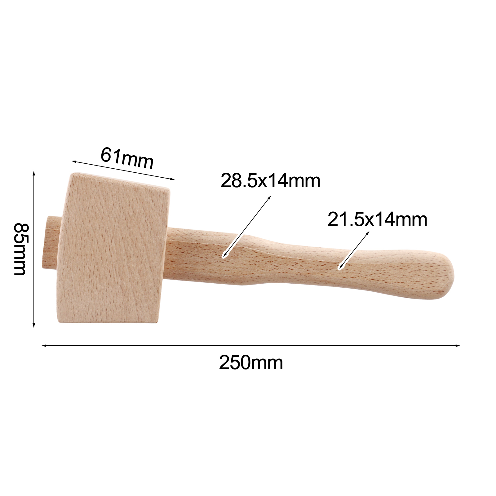 Martelo de Carpintaria 28.5*14 - Wooden Mallet Carving avaliação e preço
