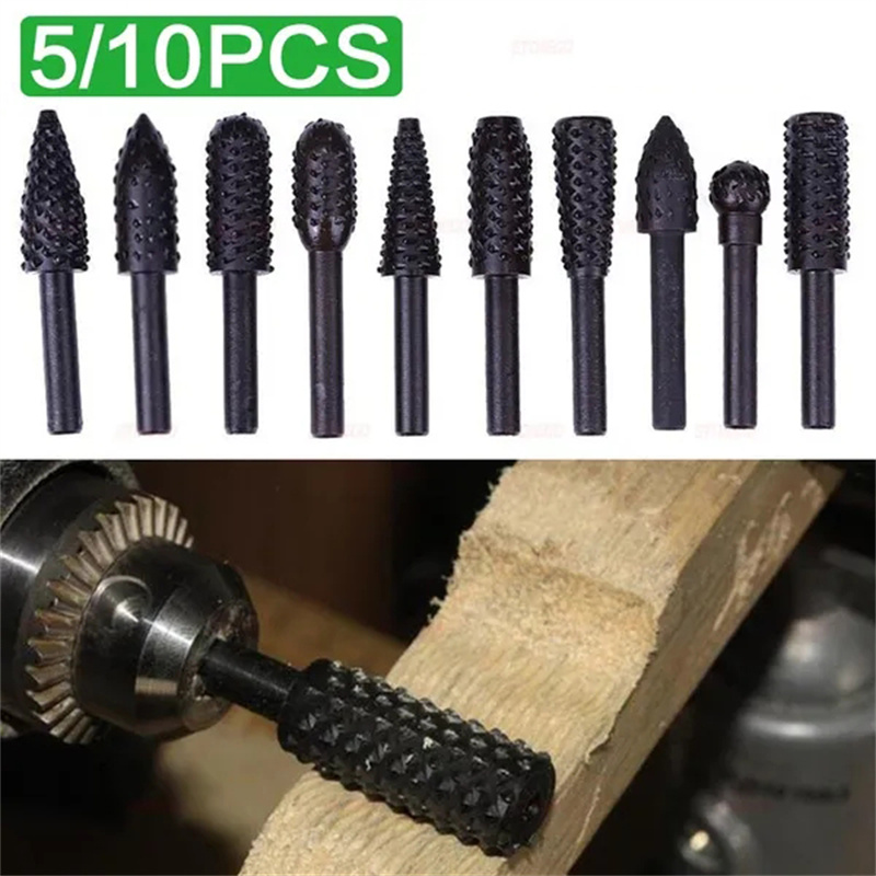 Conjunto de rebarbas rotativas - Woodworking Rasps And Files avaliação e preço