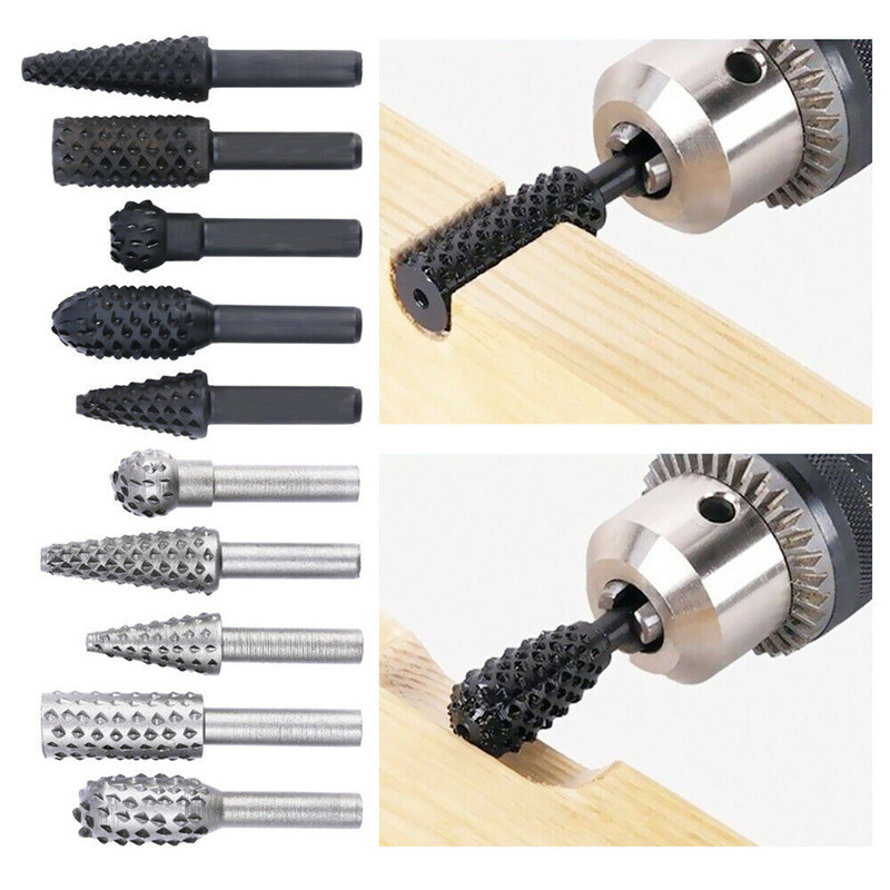Conjunto de rebarbas rotativas - Woodworking Rasps And Files avaliação e preço