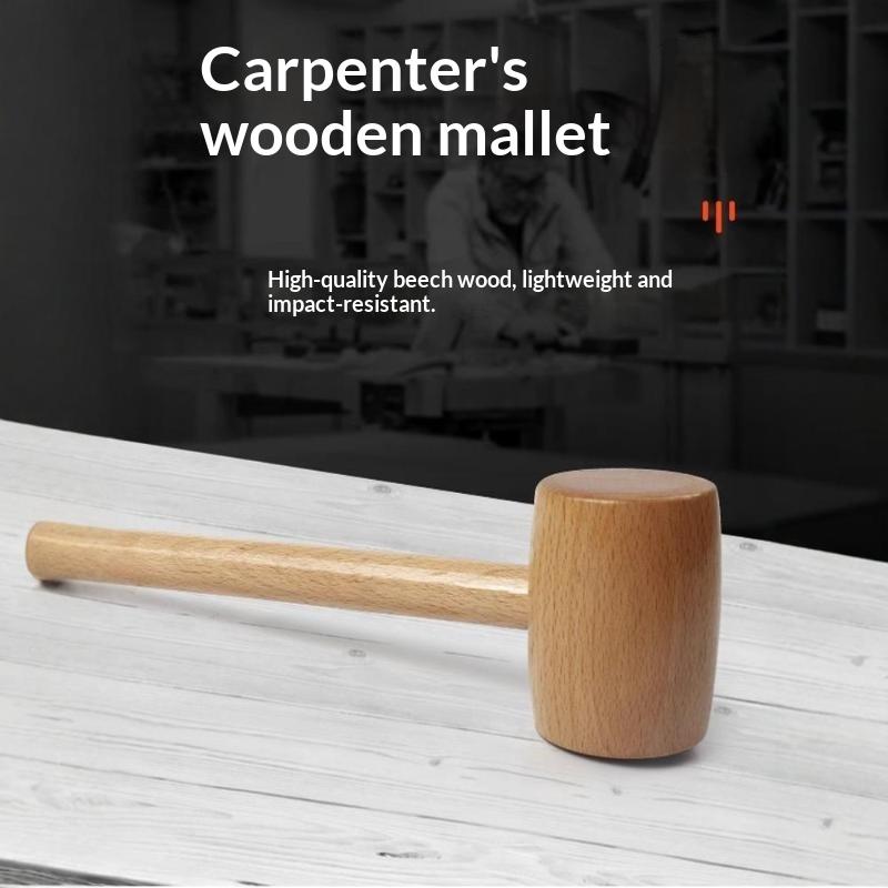 1 unidade de martelo de madeir - Wooden Mallet Carving avaliação e preço