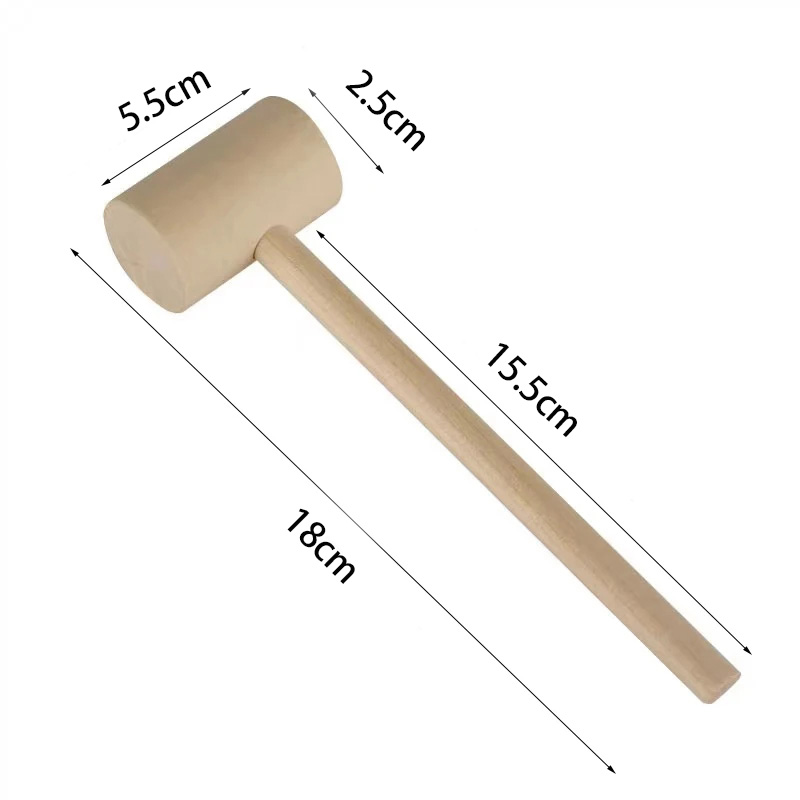 Mini martelo de madeira crianç - Wooden Mallet Carving avaliação e preço