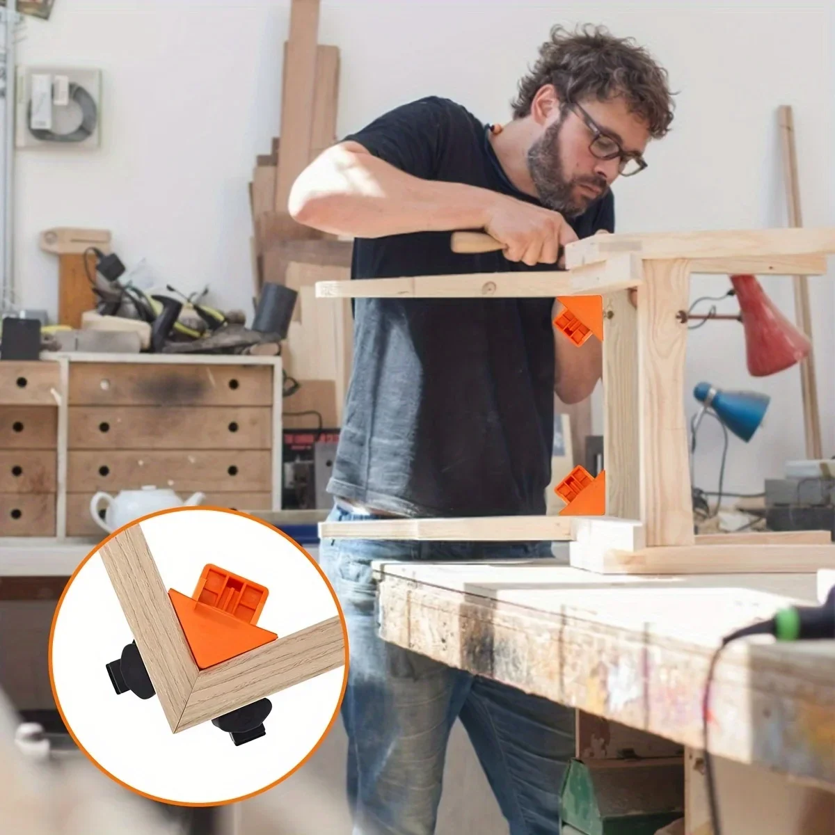 Grampo de Ângulo Reto para Mar - Woodworking Finishing avaliação e preço