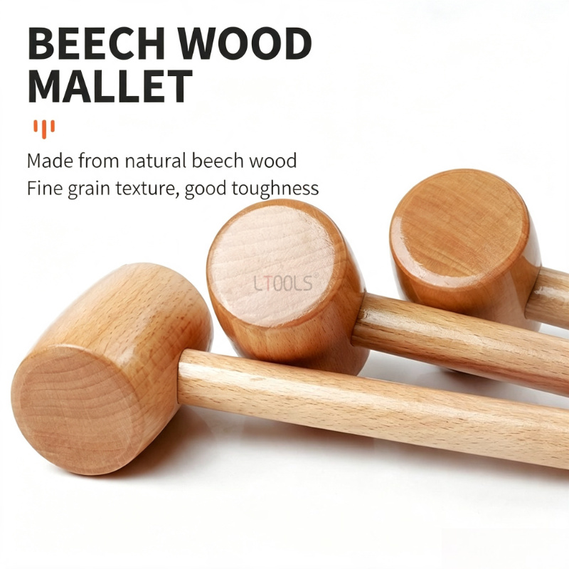 Martelo de Madeira Sólida, Min - Wooden Mallet Carving avaliação e preço