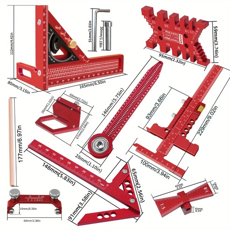 Kit de Ferramentas de Medição  - Woodworking Plans Free avaliação e preço