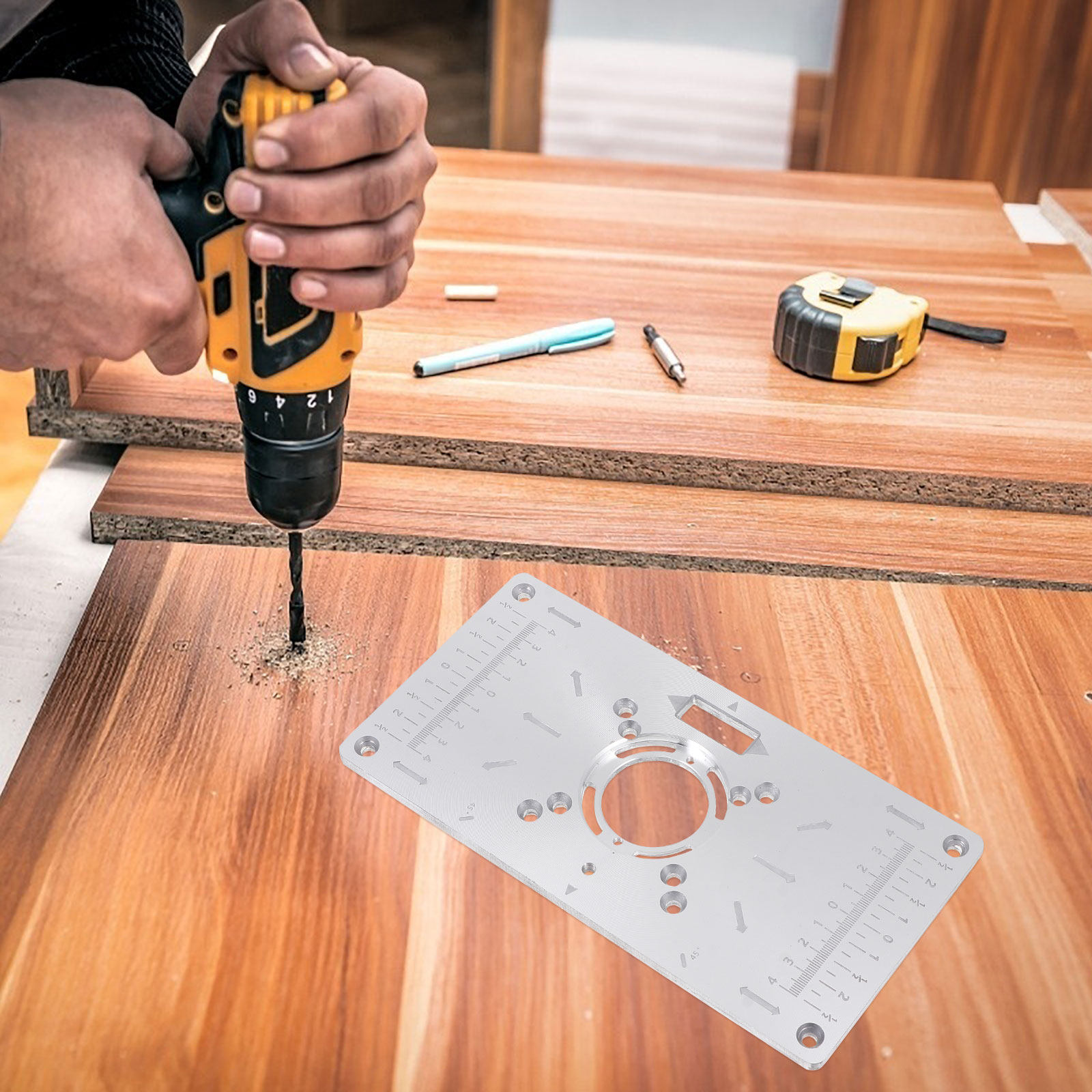 Conjunto de placas de inserção - Woodworking Routers avaliação e preço