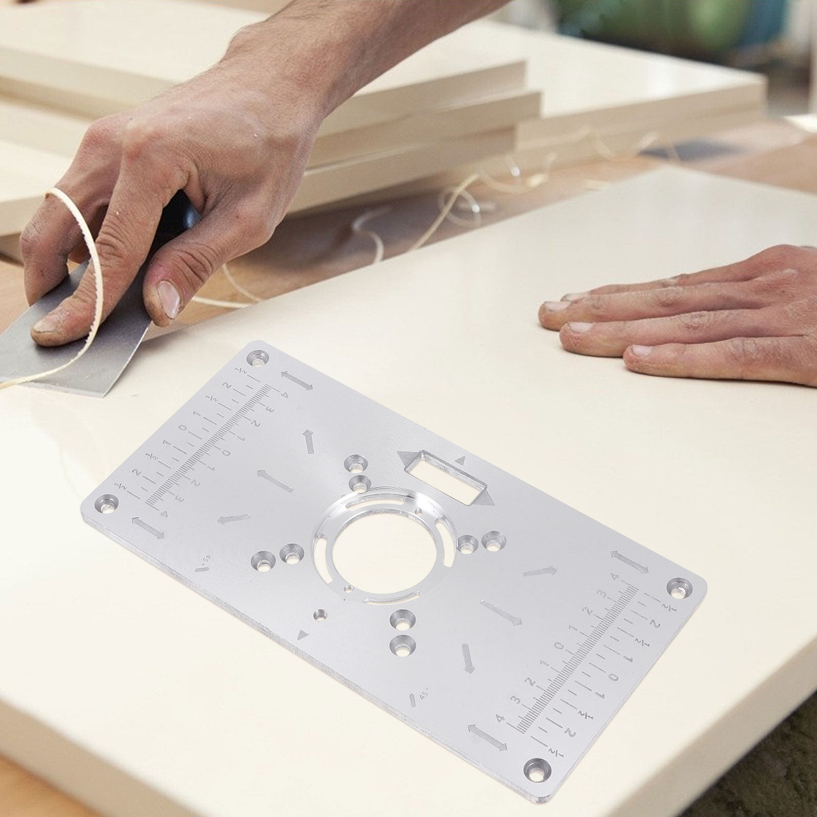 Conjunto de placas de inserção - Woodworking Routers avaliação e preço