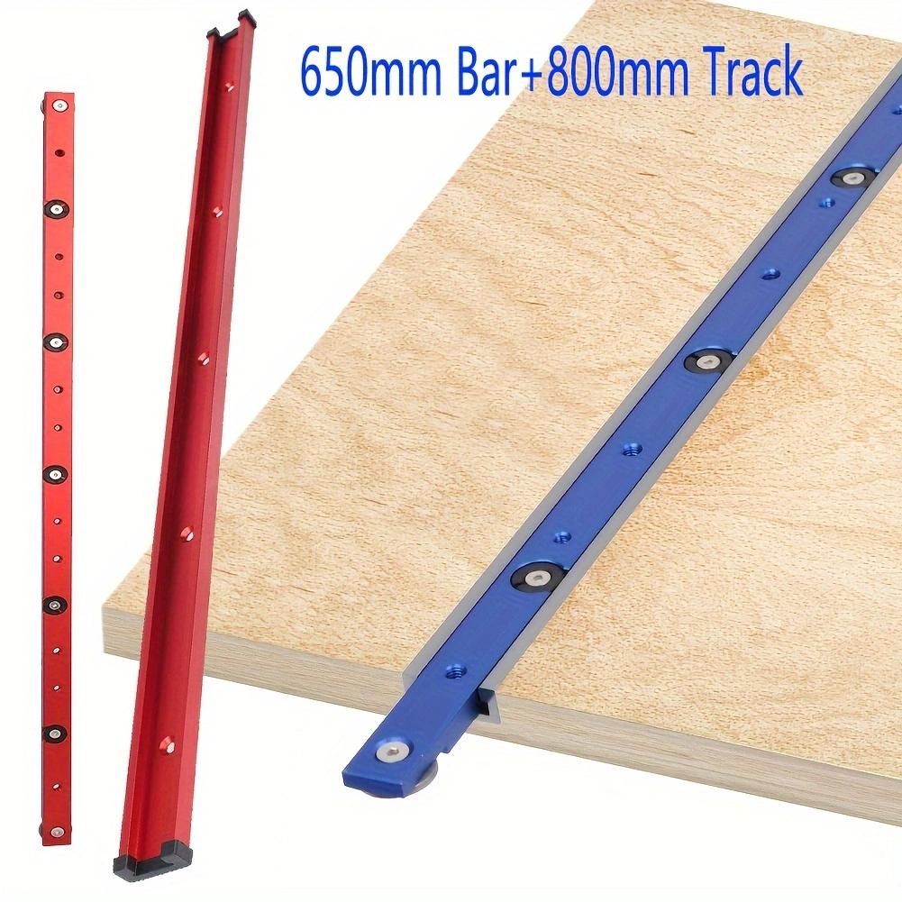 2 pçs 800mm 30 tipo t-track &  - Woodworking Finishing avaliação e preço